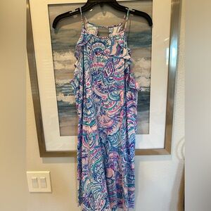 Size large Lilly Pulitzer halter style dress